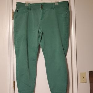 Torrid Green Skinny Jeans